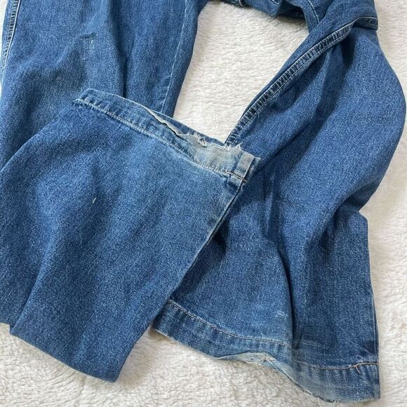 Vintage Y2K Hydraulic Cargo Baggy Pocket Denim Jeans Pants - Picture 5 of 10